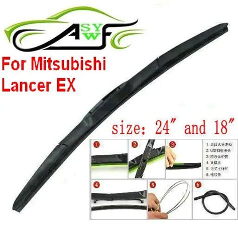 Free Shipping Car Wiper Blade For Mitsubishi Lancer Ex Size