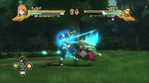 Naruto Shippuden Ultimate Ninja Storm 3 Choji Asuma Official Gameplay