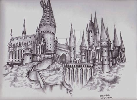 Hogwarts Castle | Harry potter sketch, Harry potter castle, Harry potter drawings