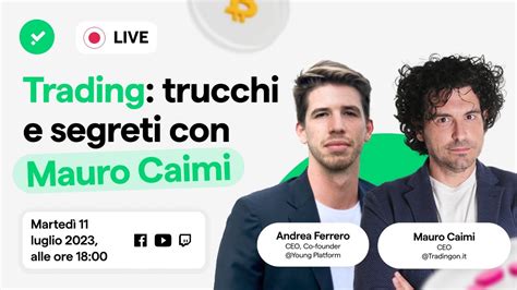 Trading Trucchi E Segreti Con Maurocaimi Youtube