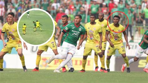 Iv N L Pez Recibe Brutal Codazo De Jugador Del Fc G Nesis Y No Fue