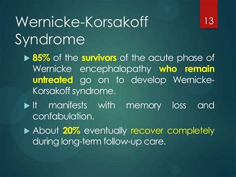 Wernickes Encephalopathy