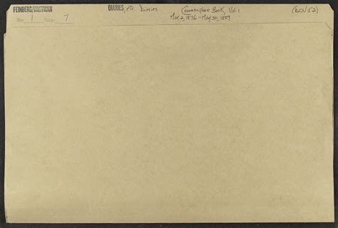 Walt Whitman Papers In The Charles E Feinberg Collection Diaries