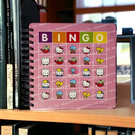 Hello Kitty Bingo Game Notebook 7x7 Etsy