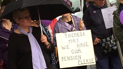 Women Against State Pension Inequality Hold Protest Itv News Central