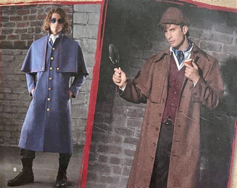 Complete Simplicity Mens Sherlock Holmes Caped Coat Etsy