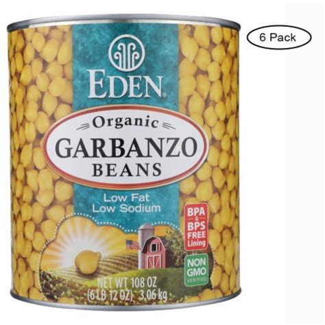 Eden Foods Organic Garbanzo Bean Case Of Oz Pack