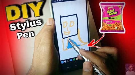 How To Make A Stylus Pen Using Kurkure Packet Diy Stylus Pen Sj