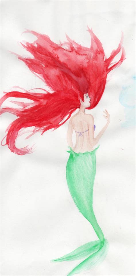 Ariel Watercolor by Meiyosama on DeviantArt