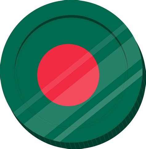 Bangladesh Vector Hand Drawn Flag Bangladeshi Taka Vector Art