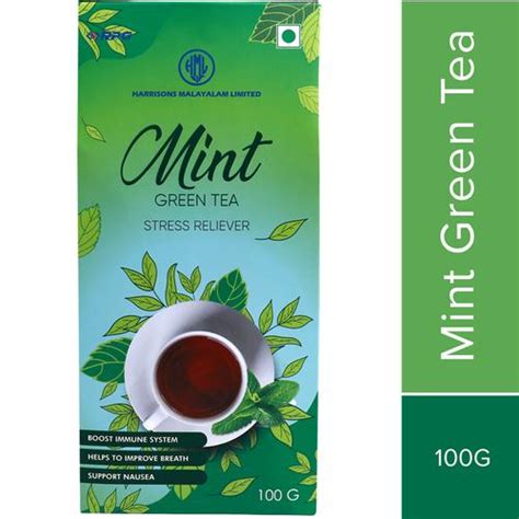 Buy Harrisons Malayalam Limited Mint Green Tea Stress Reliever Online