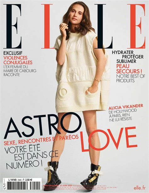 Alicia Vikander Covers Elle France June Th By Nico Bustos