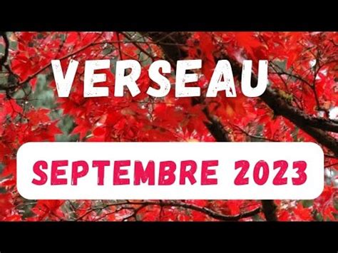 Verseau Septembre 2023 YouTube