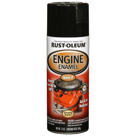 Rust Oleum High Heat Gloss Black Spray Paint And Primer In One Actual Net Contents 12 Oz At