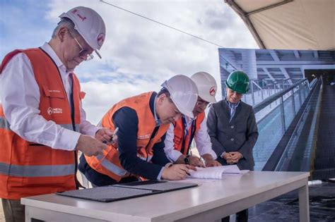 Firman Acta De Inicio Para La Construcción Del Viaducto De La Línea 1