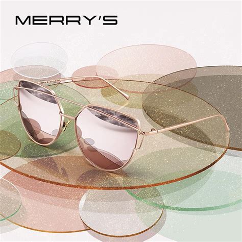 Merrys Design Women Classic Twin Beams Fashion Cat Eye Sunglasses Uv40