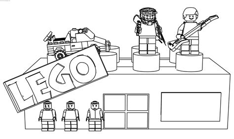 Lego City Coloring Pages Free Printable Coloring Pages