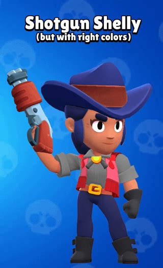 Shotgun Shelly But With Right Colors Rbrawlstars