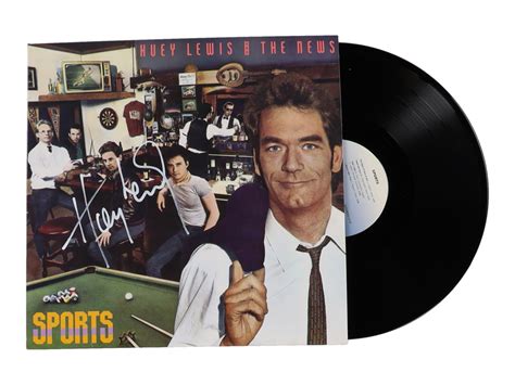 Huey Lewis Signed Huey Lewis and the News "Sports" Vinyl Record Album (PSA) | Pristine Auction