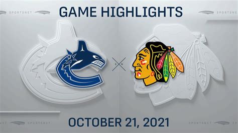 NHL Highlights | Canucks vs. Blackhawks - Oct. 21, 2021