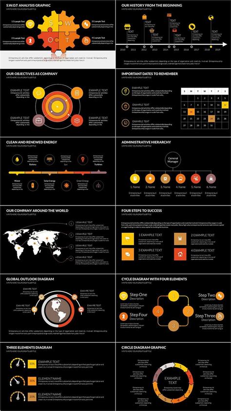 SWOT Analysis Graphic PowerPoint Charts Template | Powerpoint charts ...