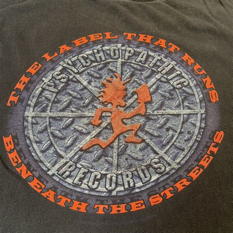 Rare Vintage Insane Clown Posse Icp Band Tee Beneath Gem