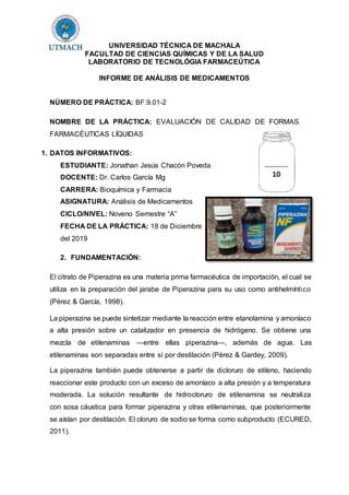 Práctica Nº2 de Análisis de Medicamentos PDF