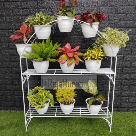 Jual Rak Bunga Besi Minimalis Dudukan Pot Bunga Standing Pot