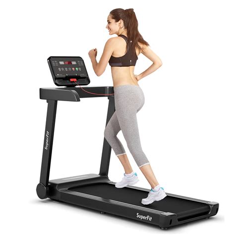 Gymax 2 25HP Electric Motorized Running Machine Treadmill W LED