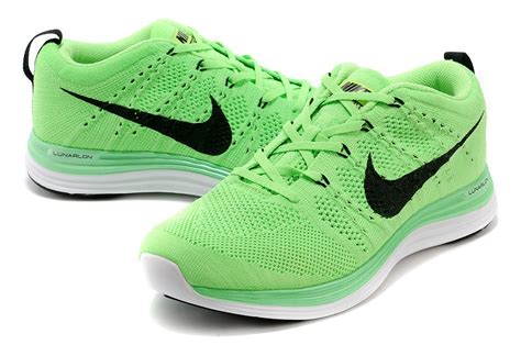 Nike Flyknit Lunar 1 Mens Electric Green Running Shoes Online Shop ...