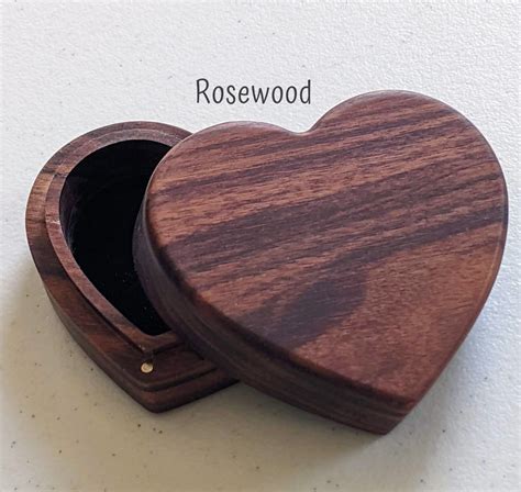 We Have Uniquely Crafted Wooden Heart Shaped Trinket Jewelry Boxes We