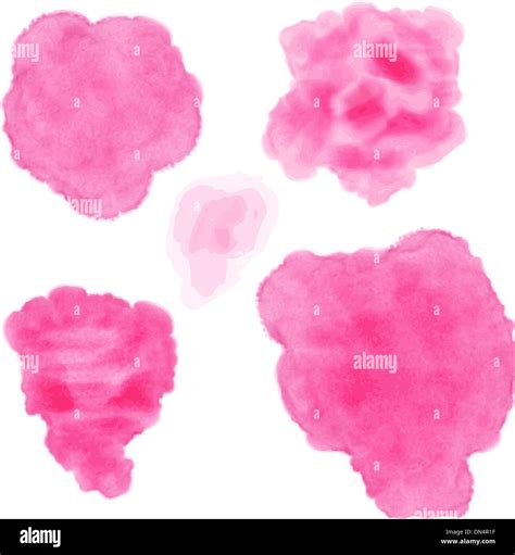 Set Of Watercolor Blobs Stock Vector Image And Art Alamy