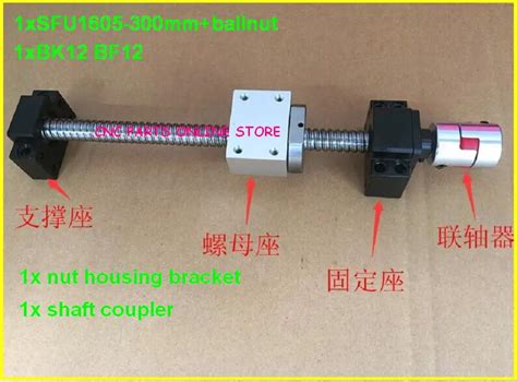 Sfu Mm Rolled Ball Screw Ballnut Aluminium Nut Housing Bracket