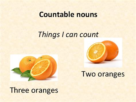 Countable And Uncountable Nouns Presentation