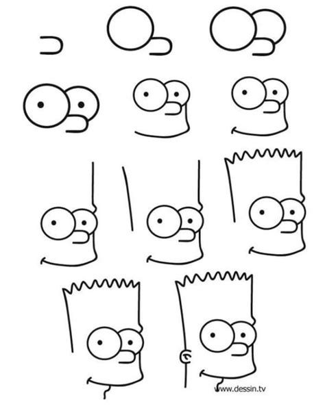 40 Easy Step by Step Tutorials to Draw a Cartoon Face | Artisticaly ...