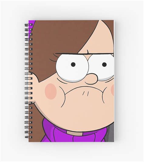 Gravity Falls Spiral Notebooks By Tinetakaya Redbubble