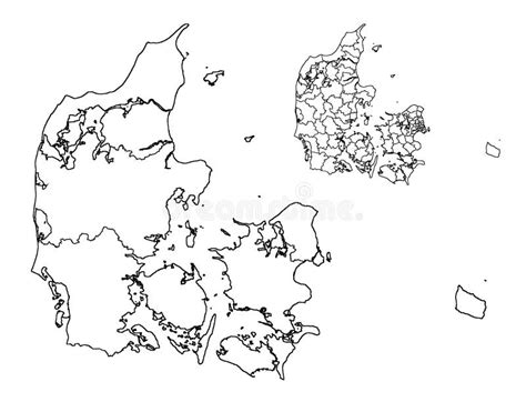 Blank Map Of Denmark