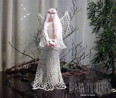 Anjo Em Crochet O MEU OLHAR PARA TU VERES