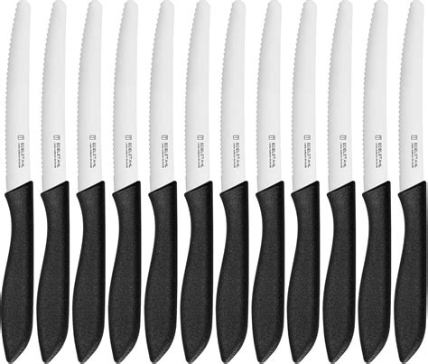 Targzier Steak Knives Set Of 12 Stainless Steel Steak