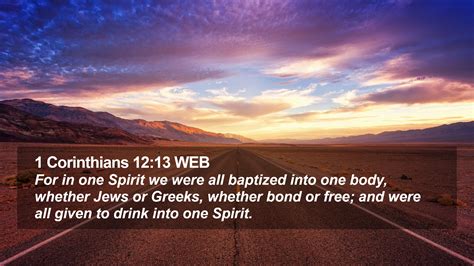 1 Corinthians 1213 Web Desktop Wallpaper For In One Spirit We Were