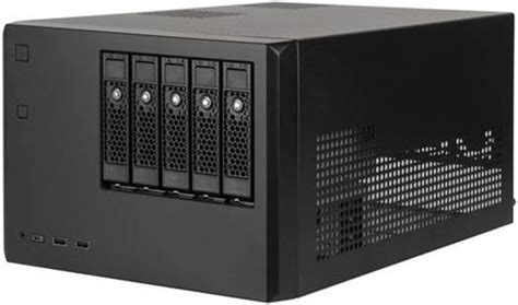 SilverStone CS351 5 Bay SAS 12G SATA 6G Hot Swappable NAS Chassis Support Up To 5 3 5 Or 2 5