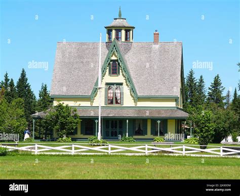 Historic Yeo House,Green Park Shipbuilding Museum,PEI Stock Photo - Alamy