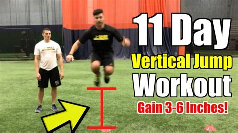 Jump Higher In 11 Days Home Vertical Jump Workout Youtube