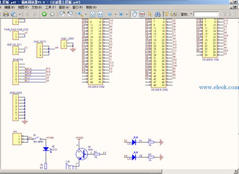 Stm32数字示波器的设计pcbsch文件含仿真及源码 Stm328 Eleok