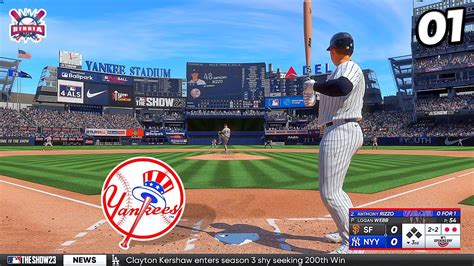 MLB The Show 23 New York Yankees Vs San Francisco Giants Franchise