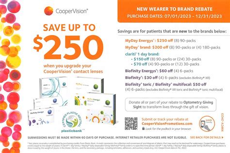 Get Up To A Rebate On Coopervision Contact Lenses Sunny Optometry