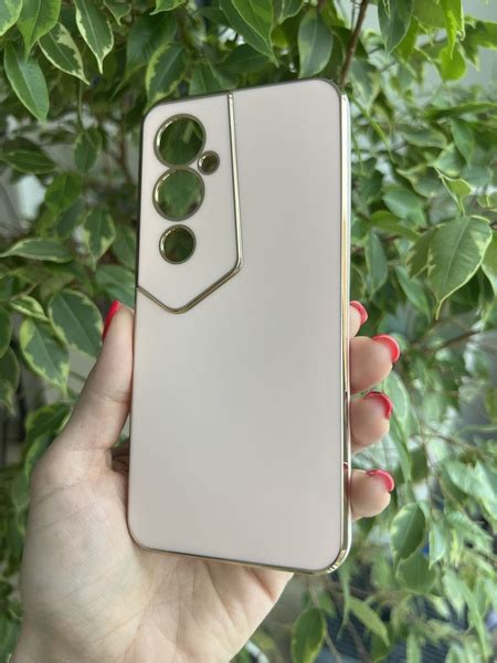 Чехол для Tecno Pova 4 Pro / Техно Пова 4 Про силиконовый inli (Золотой ...