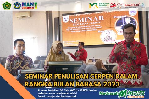 Program Bahasa MAN 1 Jember Rayakan Bulan Bahasa Dengan Rangkaian Acara