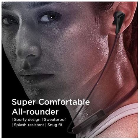 Lenovo HE01 Neckband Earphone Black