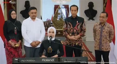 Datang Ke Istana Negara Putri Ariani Nyanyikan Dua Lagu Ciptaannnya Di